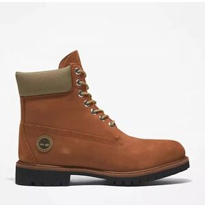 Men's Timberland Premium Boot Medium Brown Nubuck Size 9.5 Nwb